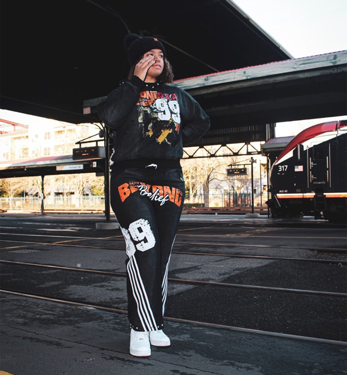 The (99) Black Hoodie